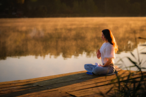 Meditation in the Morning Mist