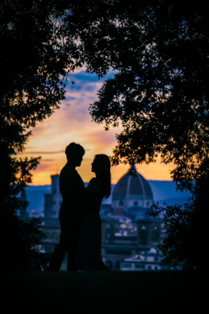 Romantic Sunset in Florence